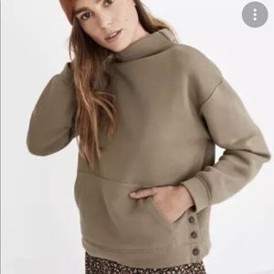 Madewell Women’s Green Mock Neck Sweater S
